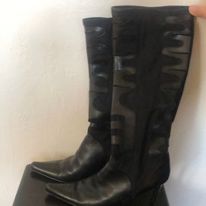 Knee high boots by Glory Chen
